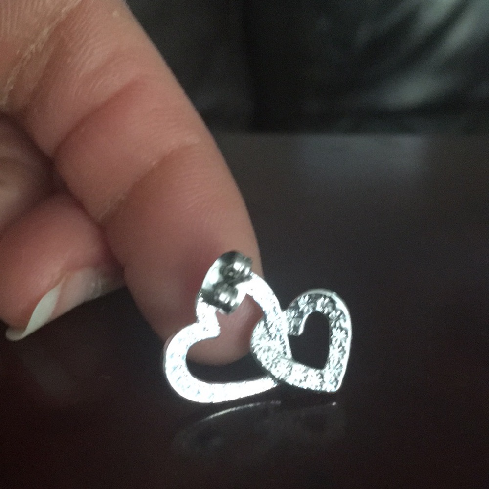 Heart earrings - Picture 2 of 2
